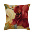 Axyaa Floral Linen Pillowcase 45x45cm