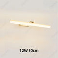 Axyaa LED Aluminum Acrylic Mirror Lamp Modern Minimalist Bathroom Dresser Luxury Lighting