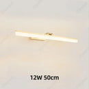 Axyaa LED Aluminum Acrylic Mirror Lamp Modern Minimalist Bathroom Dresser Luxury Lighting