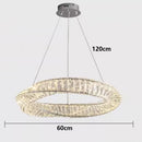 Axyaa Crystal Chandelier Pendant Light for Living Room and Bedroom