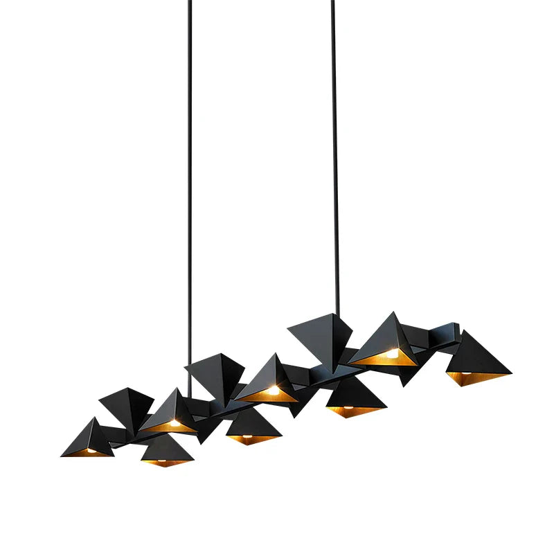 Axyaa Geometric Polygon LED Pendant Lamp for Modern Minimalist Spaces