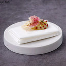 Axya Ceramic Sashimi Plate Set - Special Restaurant Dish Tray for Pasta, Appetizer, Snack