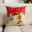 Axyaa Christmas Hat Velvet Chenille Pillowcase - 45x45cm