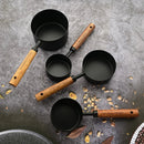 Axyaa Stainless Steel Measuring Cups Spoons Set - Baking Coffee Bartending Accessories