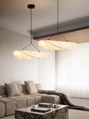 Axyaa Nordic Silk Pendant Lights Chandelier Loft Lamps Fixtures