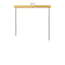 Axyaa Ceramic Brass Pendant Lights - Nordic Japanese Style Hanging Lamp