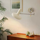 Axyaa Nordic LED Wall Sconce Swing Arm Bedside Reading Light Fixture
