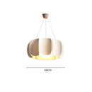 Axyaa White Acrylic Pendant Light- Nordic Style LED Hanging Lamp