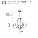 Axyaa French American Crystal Lighting for Living Room, Restaurant, and Homestay