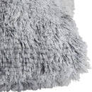 Axyaa Cozy Plush Cushion Cover 45x45cm White Grey Decor Pillowcase