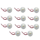 Axyaa 10-Pack 5W 5V LED Downlight Panel Spot Light for Indoor Kitchen Cabinet Home Lighting