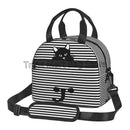 Axyaa Cute Cats Thermal Lunch Bag: Insulated Bento Tote for School & Office