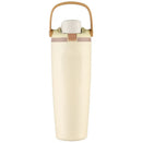 Axyaa Double Wall Vacuum Insulated Water Bottle with Straw - 30oz