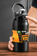 Axyaa Stainless Steel Thermal Tumbler with Straw: Hot & Cold Water Bottle