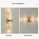 Axyaa Gold Modern Wall Lamp for Home Bedroom Living Room 10W