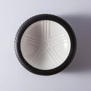 Axyaa 8-Inch Ceramic Industrial Style Plate - High Sense Wheel Disc