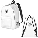 Axyaa Black Spider Backpack | Durable Kids School Bag