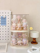 Axyaa Dolls Blind Box Acrylic Display Cabinet - POPMART Mystery Box Organizer