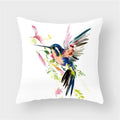 Axyaa Decorative Cushion Cover Throw Pillow 45*45 Sofa Flower Bird Animal Pillowcase