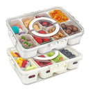 Axyaa Spice Seasoning Box with Lid - Kitchen Storage Organizer