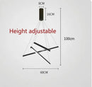 Axyaa Minimalist Line Chandelier: Luxury Staircase Pendant Light for Modern Home Décor