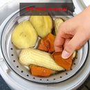Axya Stainless Steel Steamer Basket for Rice Cooker and Food Vegetable Steaming Tray