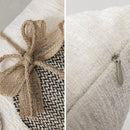 Axyaa Embroidered Snowflake Throw Pillowcase for Sofa Decor