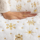 Axyaa Snowflake Christmas Tree Pillowcase Festive Home Decor Sofa Cover 45x45/50x50cm