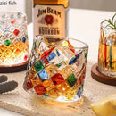 Axya High Beauty Whiskey Glass Cup Creative Texture Water Cup Tea Cups