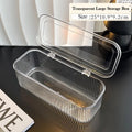 Axyaa Clear Bead Organizers & Press On Nails Storage Box with Lid