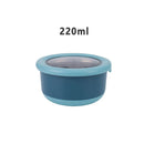 Axyaa Stainless Steel Food Sealing Bowl with Lid - Fresh-keeping Lunch Box