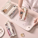 Axyaa 4-in-1 Makeup Bag: Detachable, Foldable, Waterproof Cosmetic Organizer