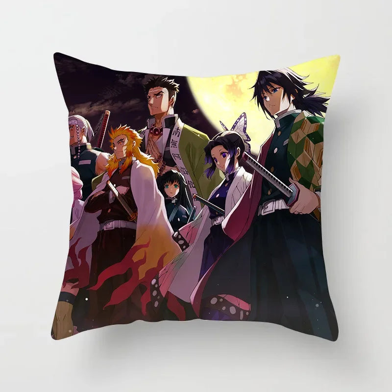 Demon Slayer Kimetsu no Yaiba Pillowcase for Kids Bedroom Decor by Axyaa
