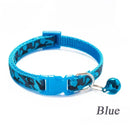 Axyaa Camouflage Pet Collar: Colorful Adjustable Collar with Bell for Dogs & Cats.