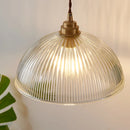 Axyaa Copper Glass LED Pendant Chandelier for Home Decor