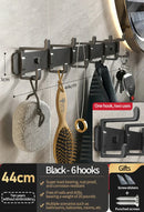 Axyaa Wall Hooks Storage Organizer for Coats, Hats, and Kitchen Utensils