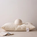 Axyaa Polyester Fiber Neck Health Pillow Set with 100% Cotton Cover