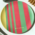 Axyaa Bamboo Fiber Plate - Cute Nordic Style Cartoon Tableware for Breakfast or Dessert
