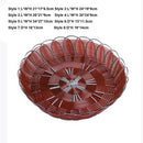 Axyaa Handwoven Plastic Imitation Vine Fruit Platter in 8 Sizes