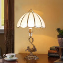 Axyaa Modern Swan Copper Table Lamps - Creative LED Desk Light for Home Décor