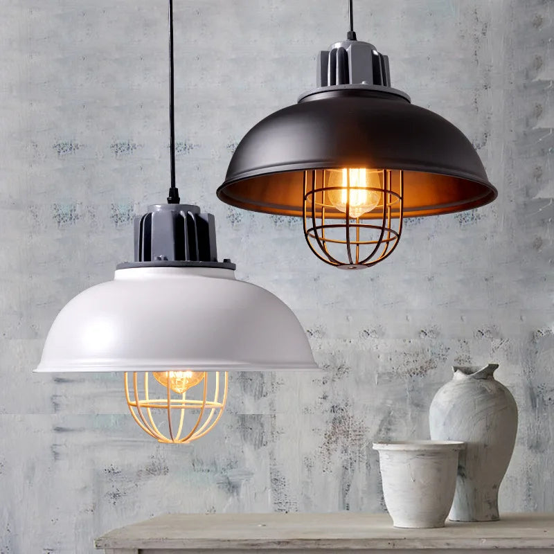 Axya Retro Loft Chandelier Pendant Lamp E27 Industrial Hanging Lights LED Edison Home Lighting