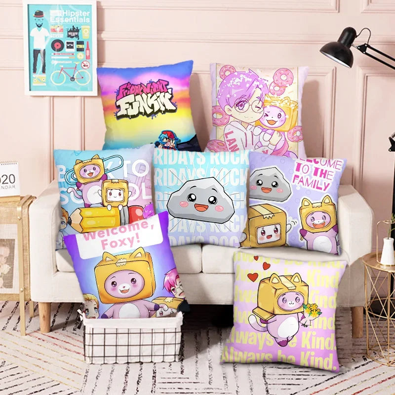 Axyaa Cartoon Robot Balloons Pillowcase Set for Home Decor