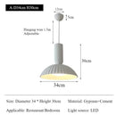 Axyaa Modern French Gypsum Pendant Lights Chandeliers for Living Room Home Decor