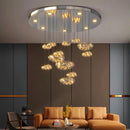 Axyaa Modern LED Pendant Chandelier Light for Living and Dining Room