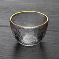 Axyaa 80ml Heat Resistant Tea Cup Vertical Texture Sake Tasting Glass