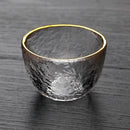 Axyaa 80ml Heat Resistant Tea Cup Vertical Texture Sake Tasting Glass