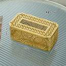 Luxury Golden Tissue Box: Axyaa Nordic Style Creative Home Decor