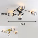 Axyaa Nordic Pendant Lamp for Dining Room, Indoor Ceiling Light Chandelier