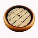 Axya Sushi Bucket: Salmon Sashimi Seafood Dish Rice Ball Round Tray
