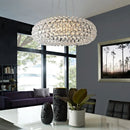 Axyaa Modern Acrylic Ball Chandelier Pendant Light for Living Room and Restaurant Decor